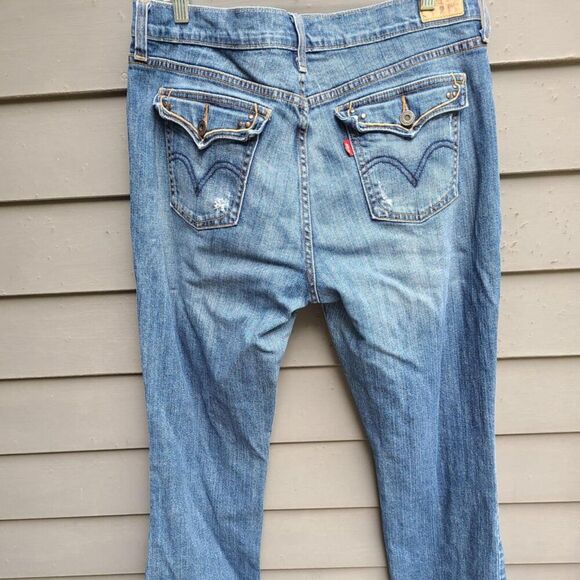 Levis Boot Cut 515 Jeans size 14L - Picture 4 of 14